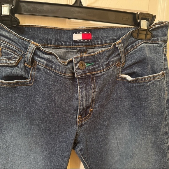 Vintage Tommy Jeans Low Rise Medium Wash Size 7 - Picture 4 of 8